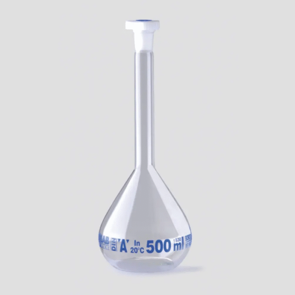 ISOLAB Volumetric Flask 250 ml - Clear - Class A 013.01.250